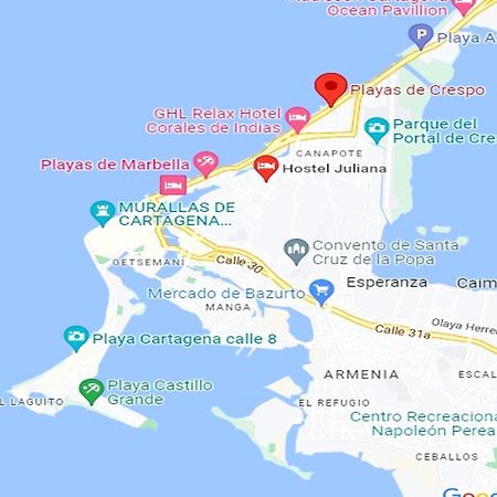 דירות Cartagena Juliana Casa Turistica Ctg מראה חיצוני תמונה
